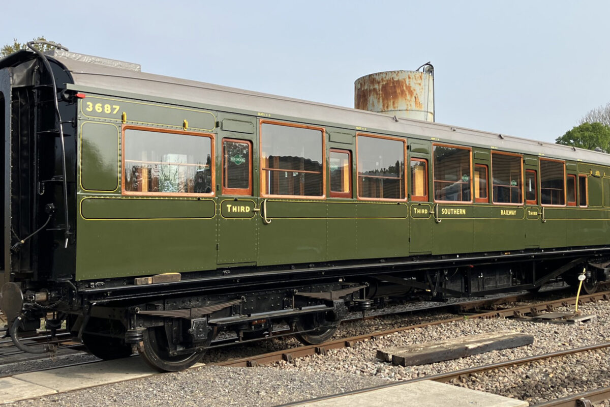 Maunsell 3687 ready for test run - Keith Leppard - April 2025