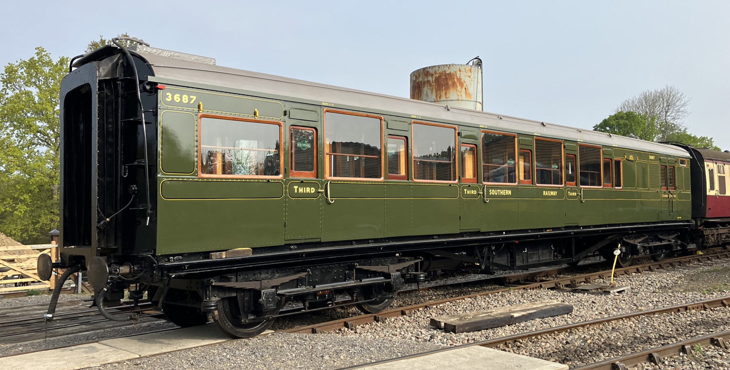 Maunsell 3687 ready for test run - Keith Leppard - April 2025