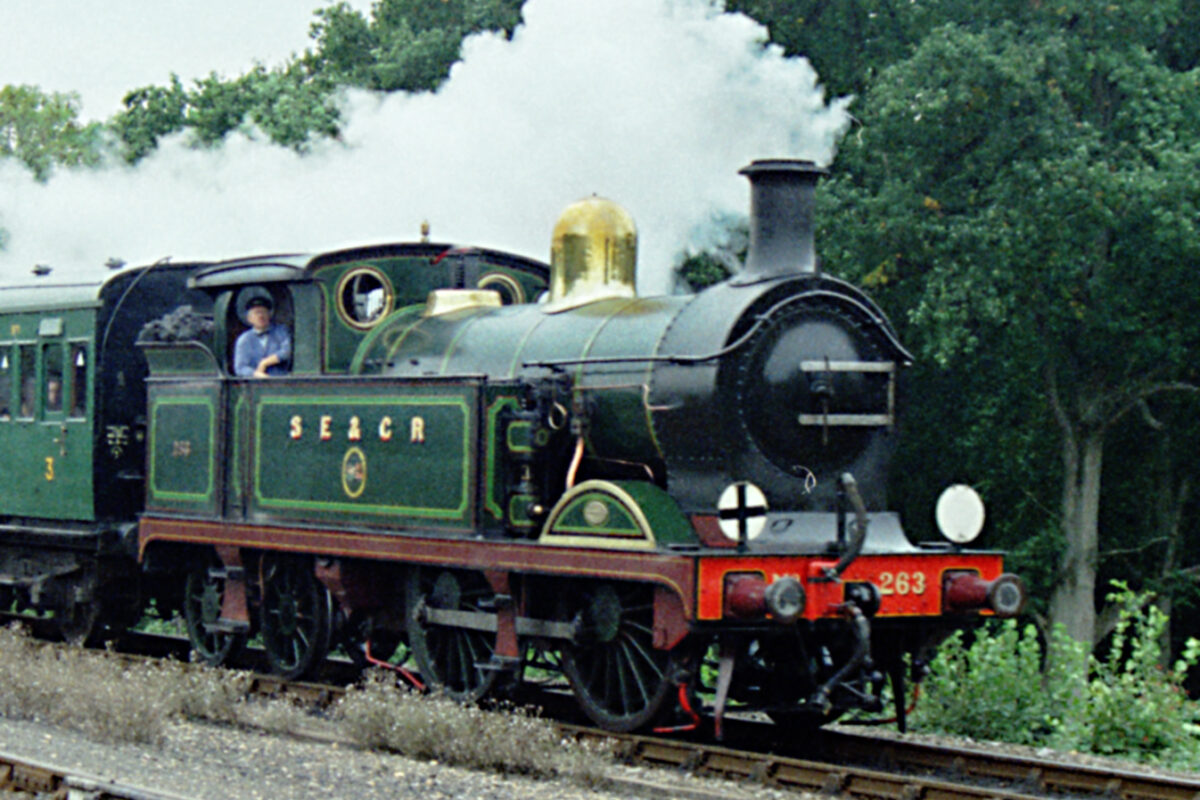 H-class approaches Horsted Keynes, August 1996 (Richard Salmon)