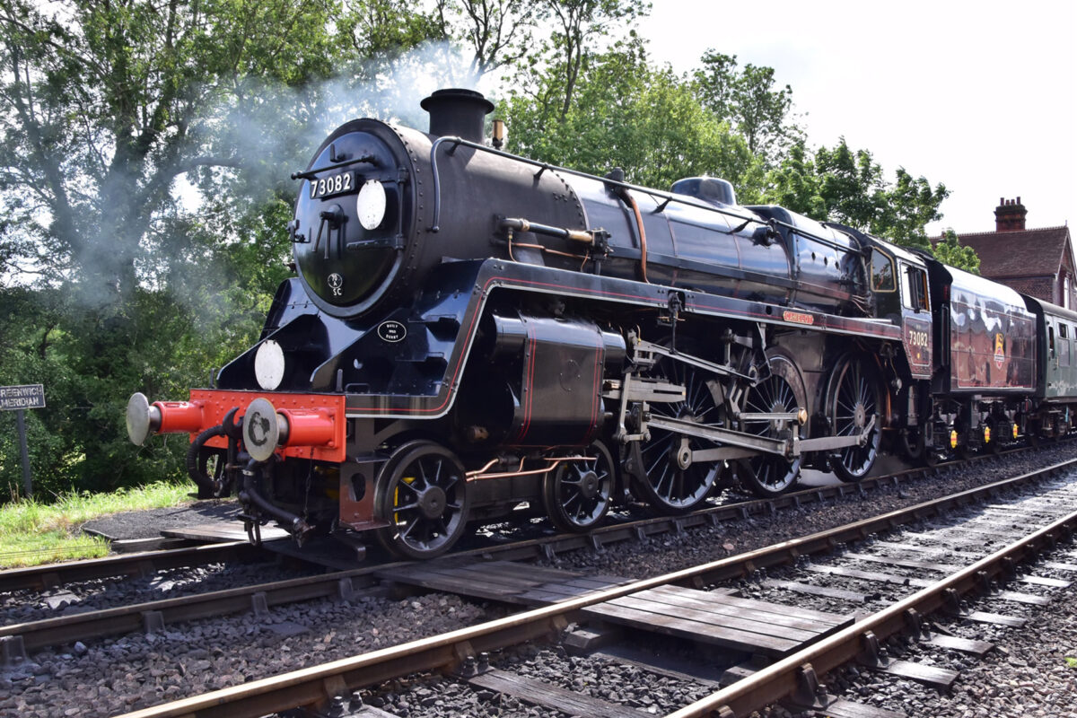 73082 'Camelot' at Sheffield Park on 15 August 2019 (John Sandys)