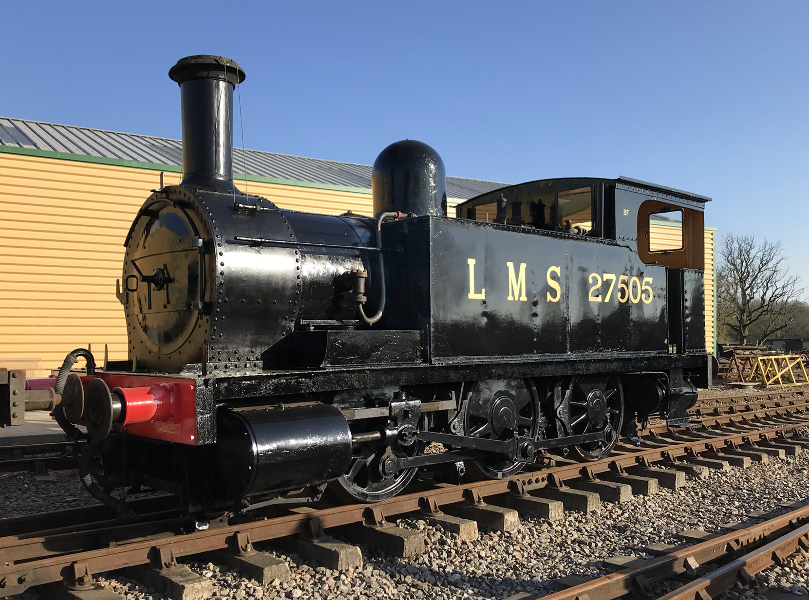 North London Tank as repainted as LMS 27505, 19 April 2023 (Richard Salmon)
