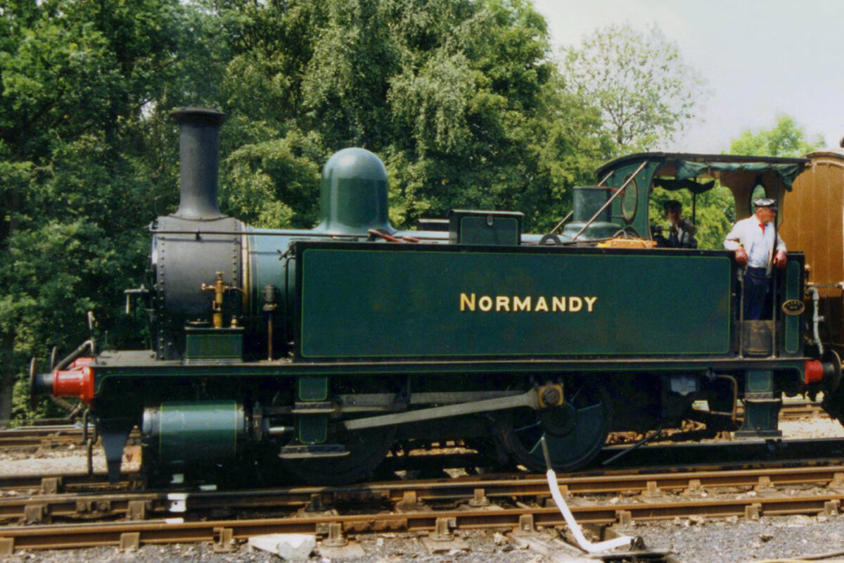 'Normandy' shunting in the carriage yard in May 1992 (Richard Salmon)