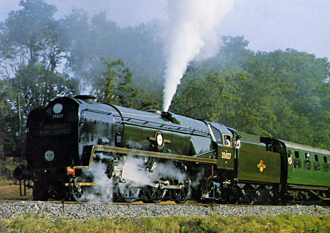 Port Line on the Bluebell (Mike Esau, 4 September 1988)