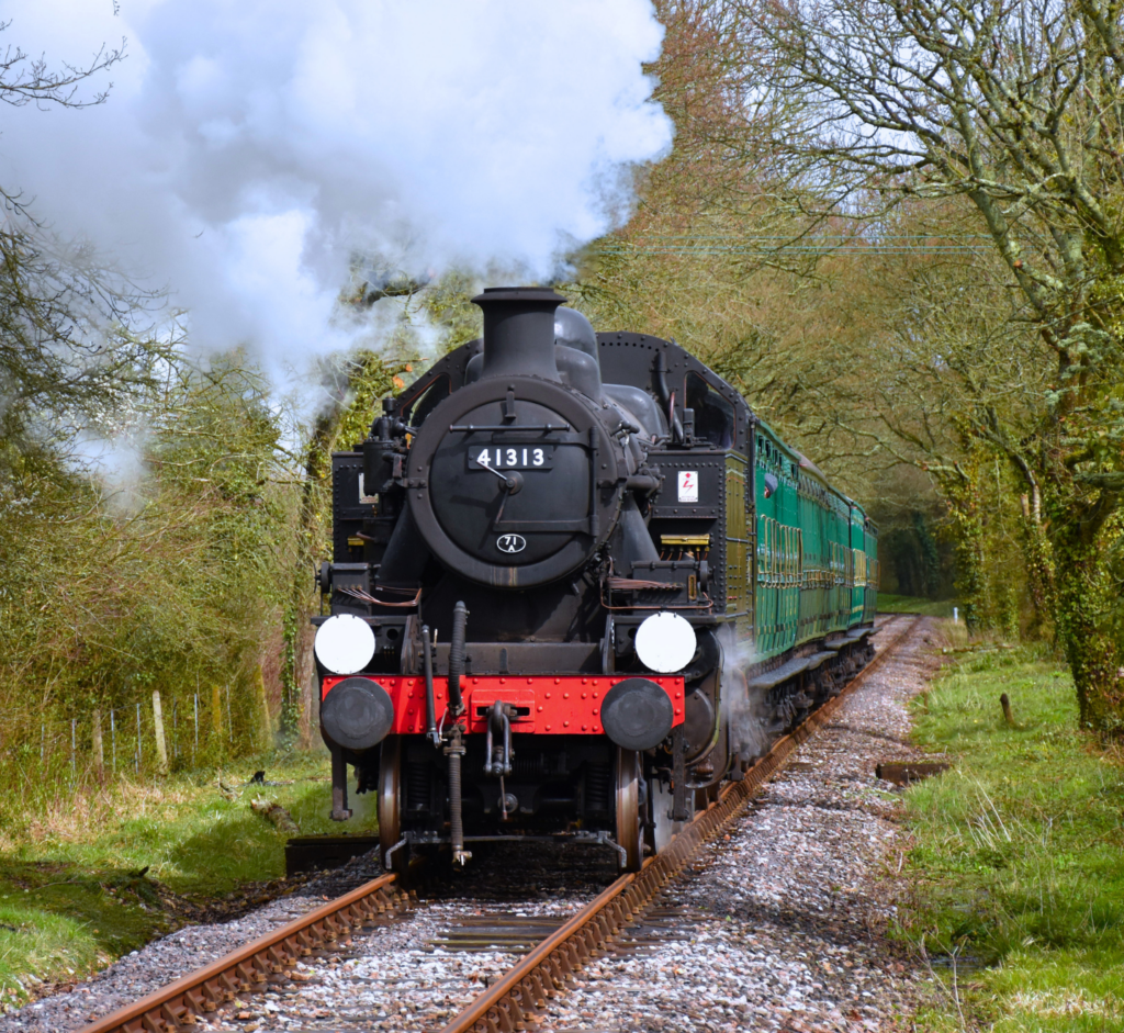 41313 Ivatt Tank Engine - The Bluebell Railway in Sussex