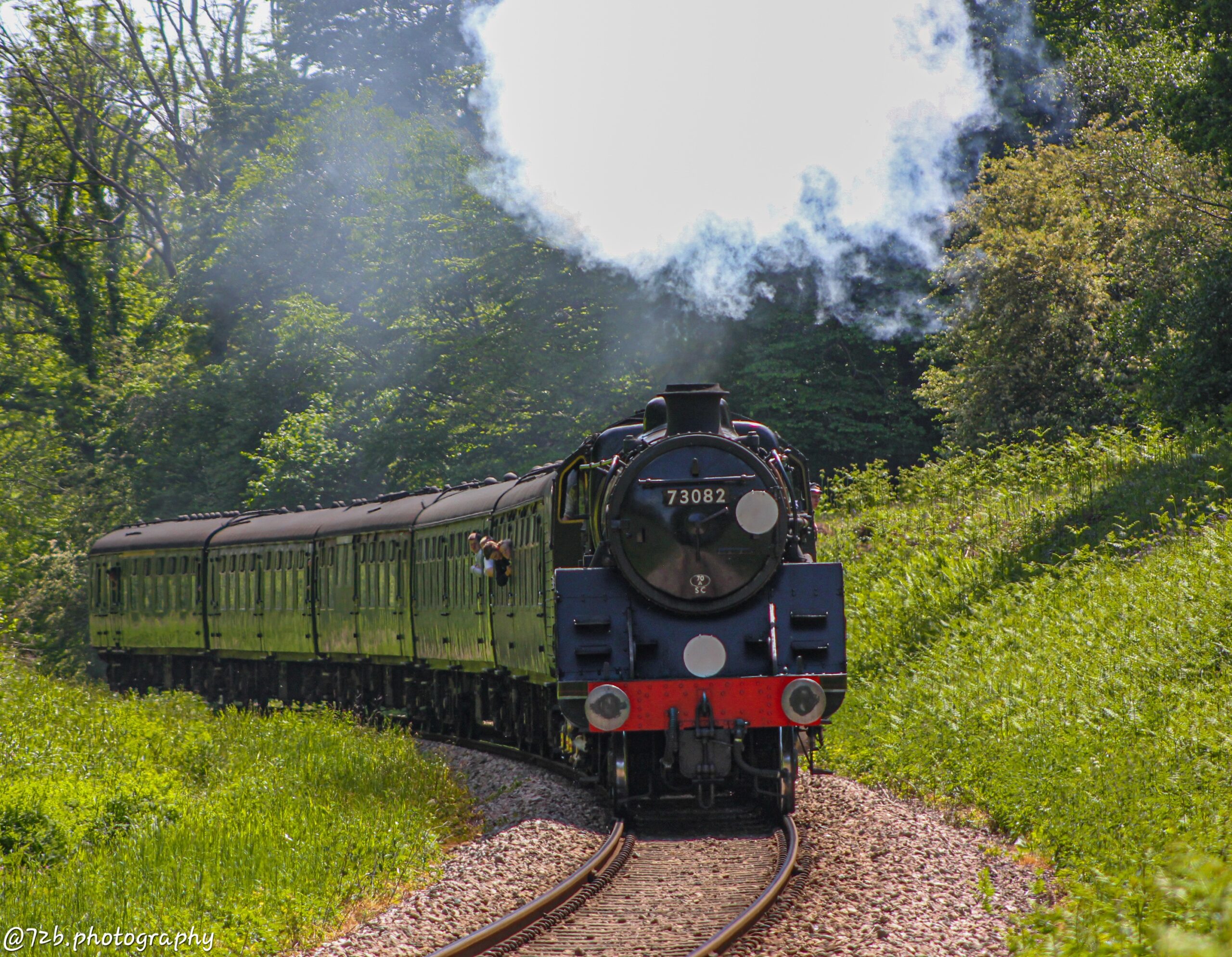 73082 Camelot with one of the service trains (Alfie Thomas, 17 May 2025)