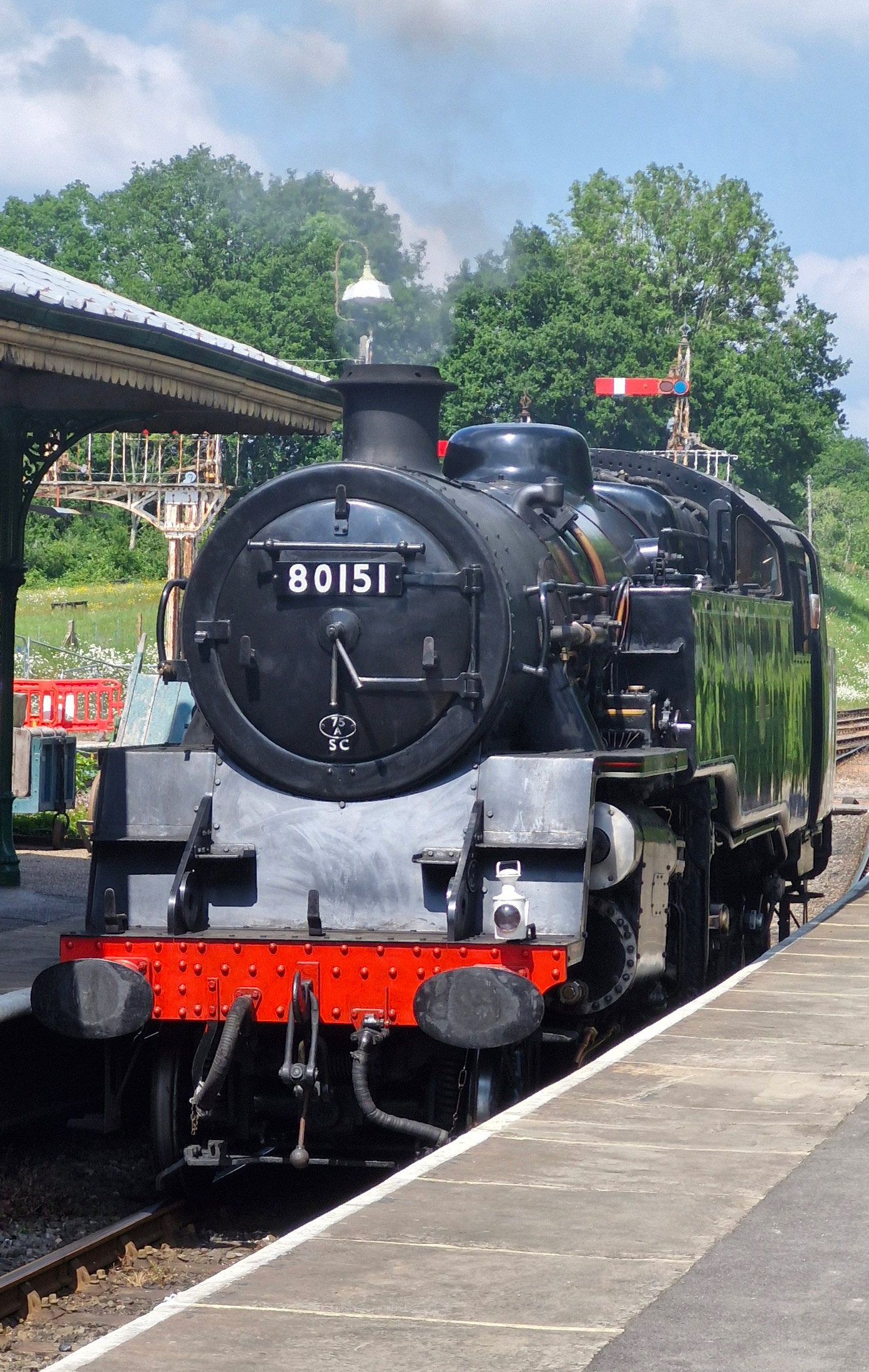 80151 at Horsted Keynes (David Chappell, 19 May 2025)