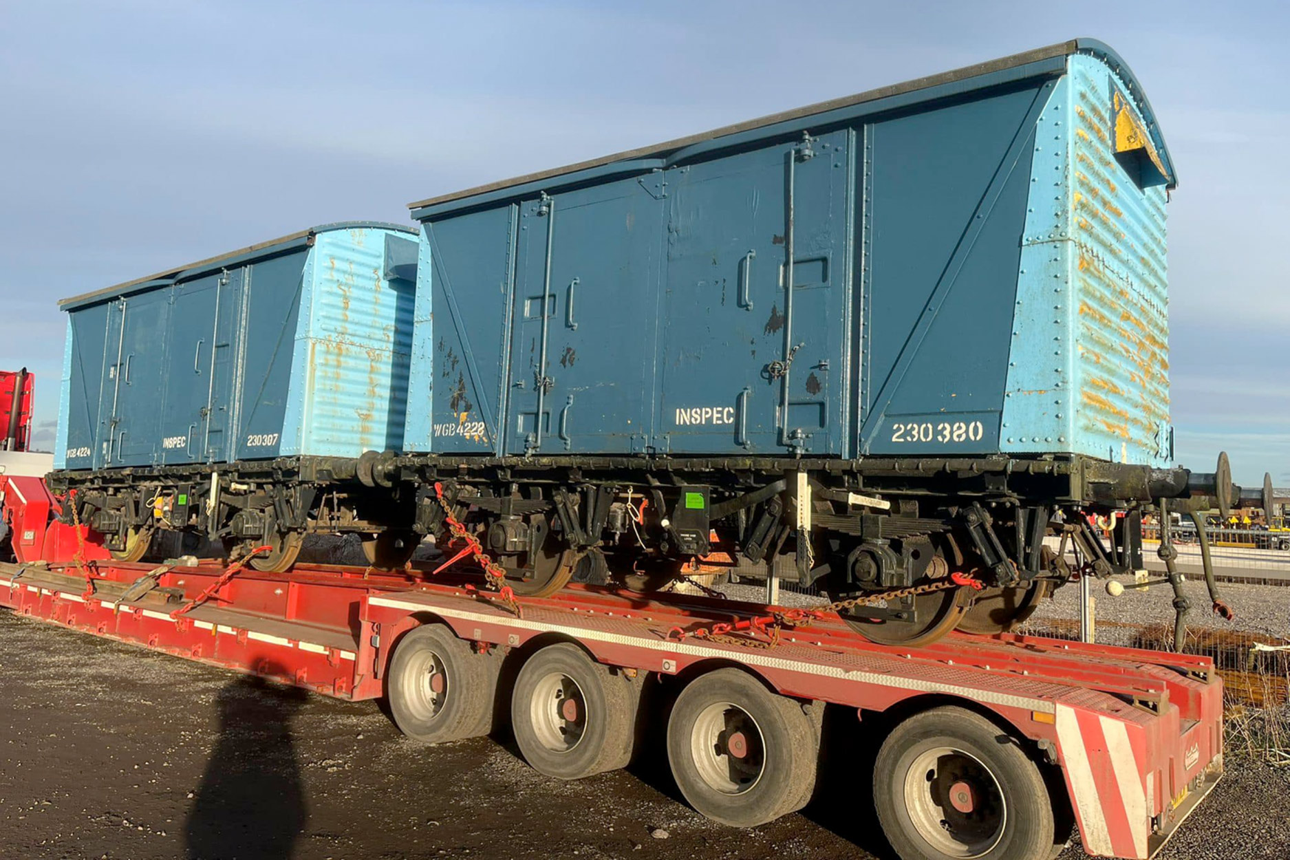 VanWides before delivery to the Bluebell