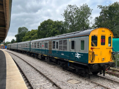 Hastings Diesels' 4-car unit at Horsted Keynes, 6 July 2025 (Richard Salmon) Hastings Diesels' 4-car unit at Horsted Keynes, 6 July 2025 (Richard Salmon)