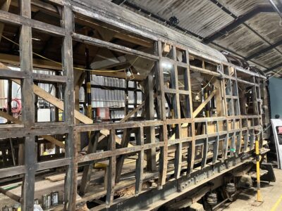 Restaurant Car 7864 in the works - Keith Leppard - 24 February 2024