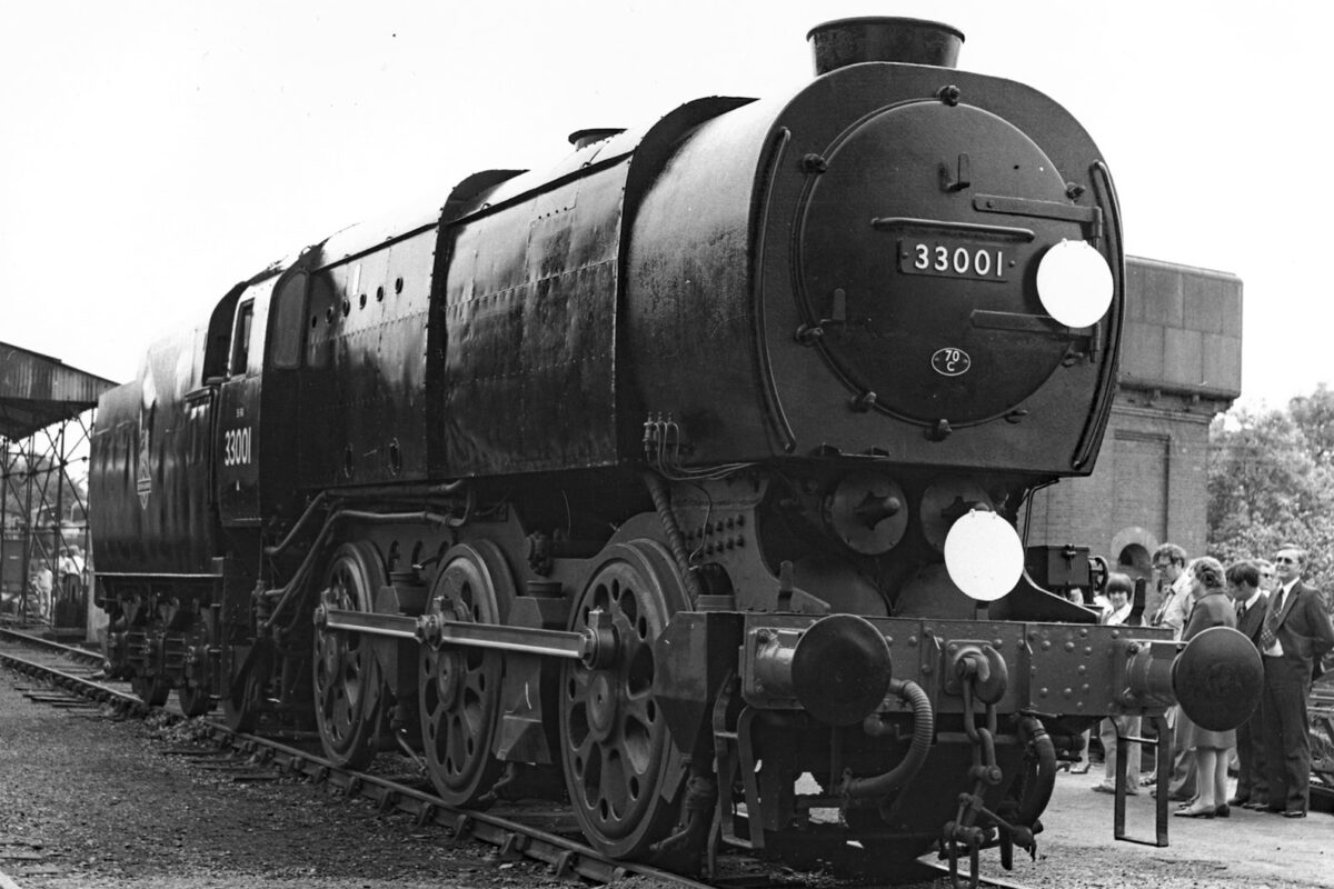 33001 shortly after arrival at Sheffield Park in 1977 - Bryan Benn