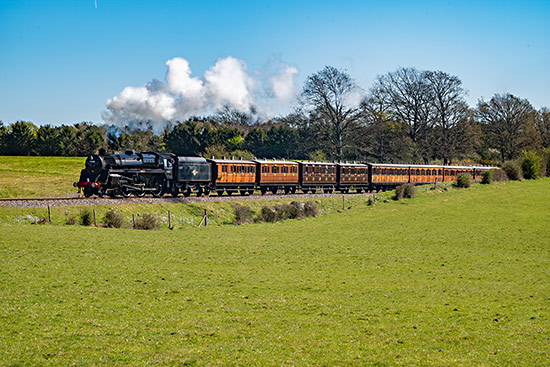 73082 'Camelot' climbs Freshfield bank with the 11.45 from Sheffield Park on 6 April 2025 - Nick Gilliam 73082 'Camelot' climbs Freshfield bank with the 11.45 from Sheffield Park on 6 April 2025 - Nick Gilliam