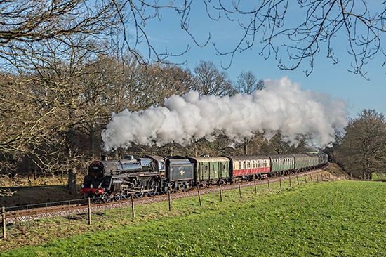 73082 'Camelot' on a Santa Special service - David Cable - 13 December 2025