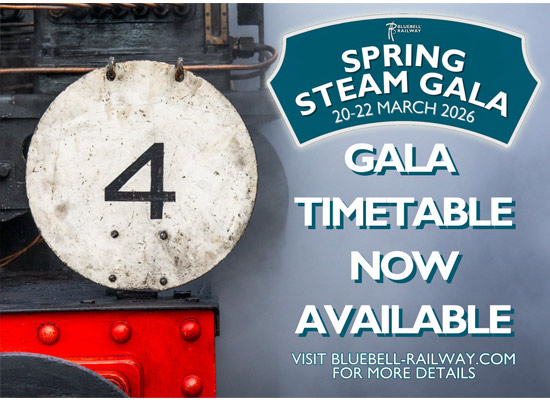 Timetable published for 2026 Spring Steam Gala