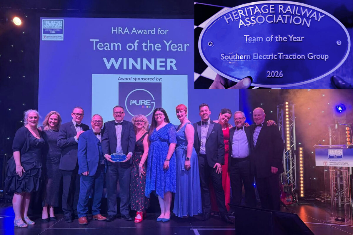 SETG team, with Roy Watts alongside, receives the HRA Team of the Year award - 7 March 2026